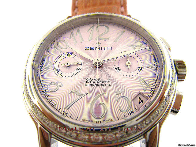 replica Zenith Chronomaster Star El Primero Ladies Diamond Stainless Steel WATCHES 1 
