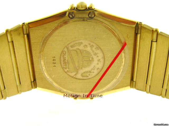 Omega CONSTELLATION CHRONOMETER QUARTZ 18kt YELLOW GOLD -DIA. DIAL WATCHES 2