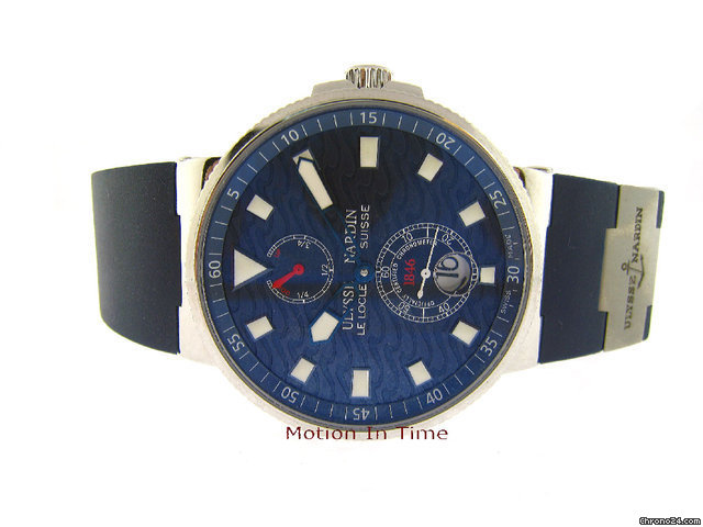 Ulysse Nardin BLUE WAVE - MAXI MARINE CHRONOMETER 41mm LIMITED EDITION S/S WATCHES 2