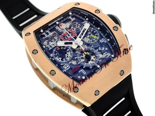 replica Richard Mille RM-11 FELIPE MASSA FLYBACK CHRONOGRAPH ROSE GOLD WATCHES 1