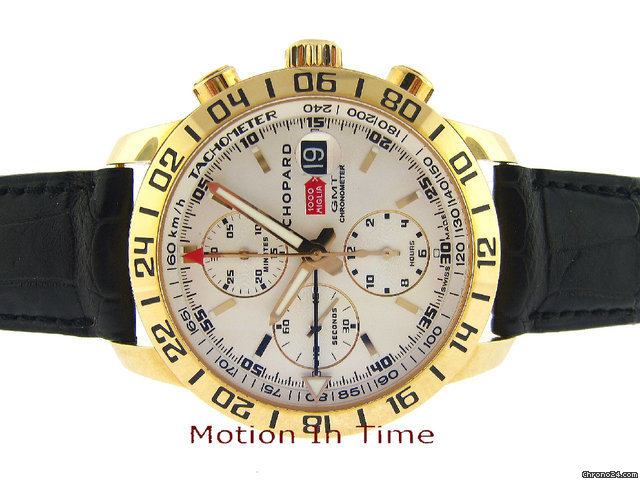 replica Chopard MILLE MIGLIA CHRONOGRAPH GMT - ROSE GOLD - SKELETON BACK -XL WATCHES 1 