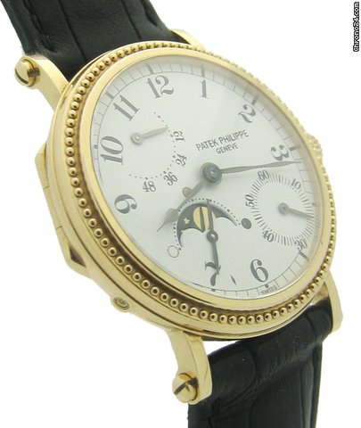 replica Patek Philippe 5015 MONDPHASE GANGRESERVE 18 KT RG WATCHES 1