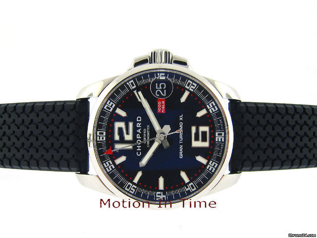 Chopard GRAN TURISMO XL S/S - SKELETON BACK - BLACK RUBBER STRAP WATCHES 2