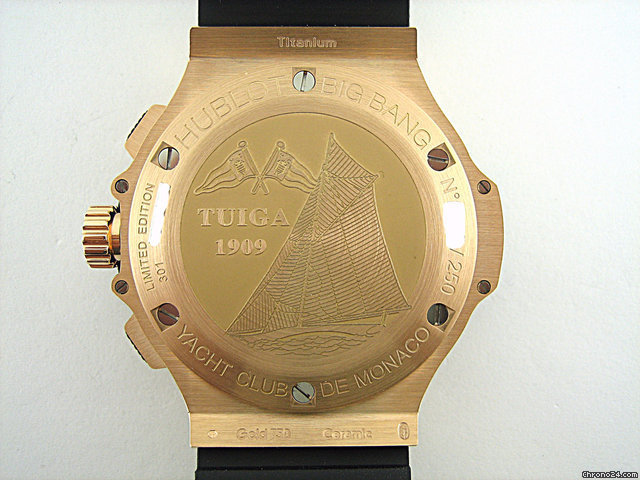 replica Hublot BIG BANG TUIGA YACHT-CLUB MONACO ROSE GOLD - LIMITED 250 PCS WATCHES 1 