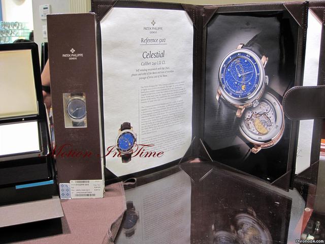 replica Patek Philippe 5102PR SKY MOON CELESTIAL GRAND COMP. PLATINUM & ROSE GOLD WATCHES 1