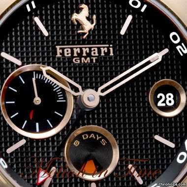 replica Panerai FERRARI GRANTURISMO 8-DAYS GMT ROSE GOLD -LIMITED 300 PIECES WATCHES 1