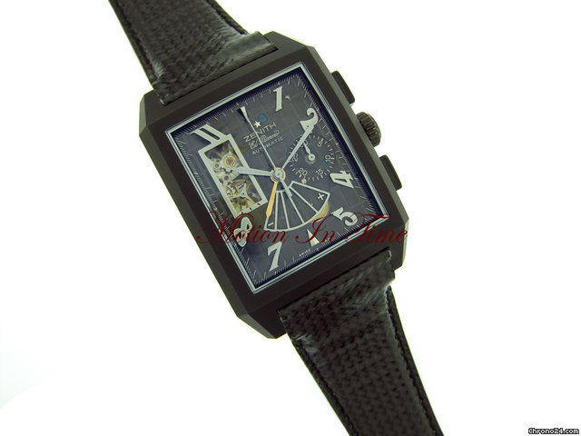replica Zenith PORT ROYAL OPEN CONCEPT BLACK TITANIUM & CARBON FIBER WATCHES 1 