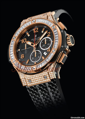 Hublot BIG BANG ROSE GOLD BAGUETTE DIAMOND BEZEL PAVE CASE - 44.5mm WATCHES 2