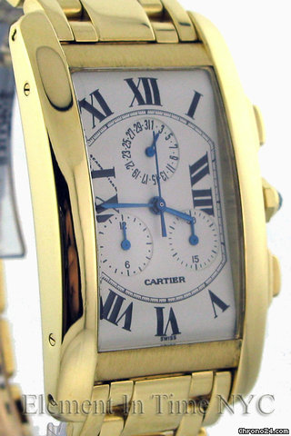 Cartier Tank Americaine Chrono Reflex Yellow W2601156 WATCHES 2