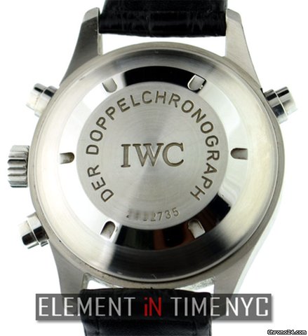 replica IWC Flieger Doppel Chronograph Pilot Watch Chrono Split Second WATCHES 1