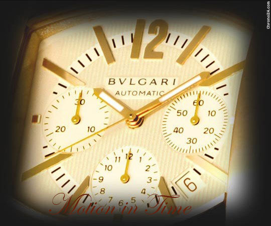 Bulgari ASSIOMA CHRONOGRAPH AUTOMATIC YELLOW GOLD ON STRAP - 44mm WATCHES 2