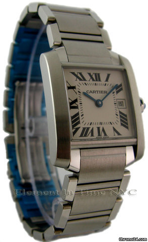 Cartier Tank Francaise Midsize Quartz Stainless Steel WATCHES 2