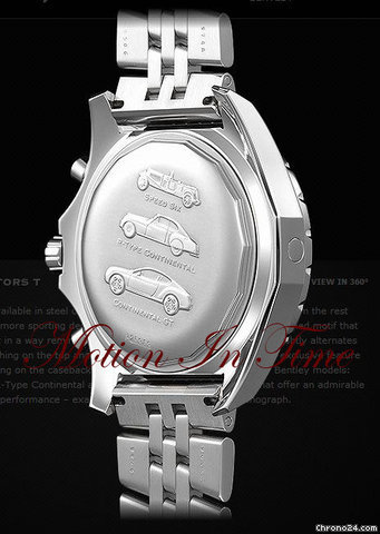 Breitling BENTLEY MOTORS T STAINLESS STEEL SPECIAL EDITION 48.7mm WATCHES 2