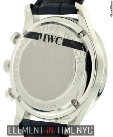 replica IWC Portuguese Chrono Silver Dial Blue Numerals WATCHES 1 