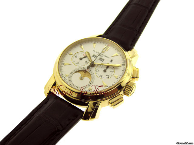 Vacheron Constantin MALTE PERPETUAL CALENDAR MOONPHASE CHRONOGRAPH YELLOW GOLD WATCHES 2
