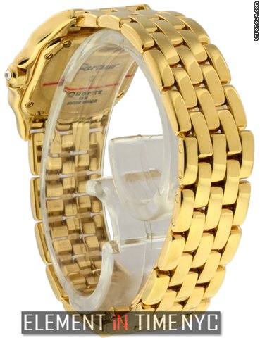replica Cartier Panthere Ladies 18kt SunBurst Diamond Dial And Diamond Case WATCHES 1