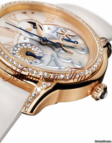 replica Audemars Piguet MILLENARY LADIES' STARLIT SKY ROSE GOLD DIAMOND - 2009 MODEL WATCHES 1