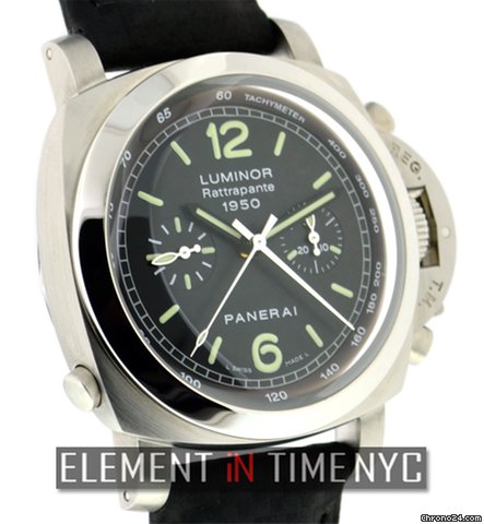 Panerai luminor Rattrapante 1950 Stainless Steel PAM 213 WATCHES 2