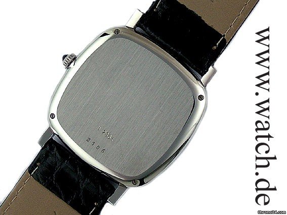 Chopard "Happy Diamonds" Rectangular Handaufzug 18kt Wei gold Vintage 32x32mm WATCHES 2