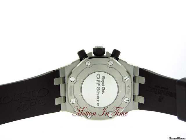 replica Audemars Piguet LADY OFFSHORE "PLUM" STAINLESS STEEL DIAMOND ON RUBBER - NEW WATCHES 1