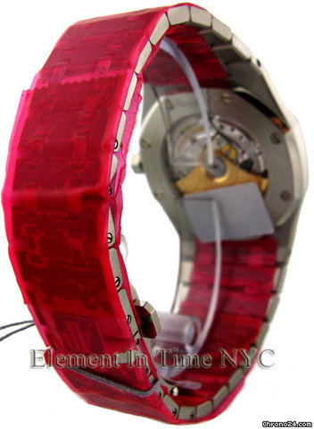 replica Audemars Piguet Royal Oak Date Steel On Bracelet Black Dial WATCHES 1 