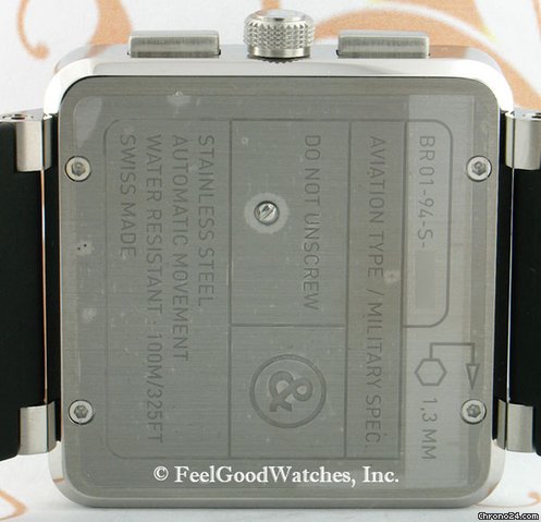 Bell & Ross BR01-94 Instrument Chronograph, Steel WATCHES 2