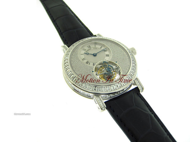 Breguet GRANDE COMPLICATION "FLYING B TOURBILLON" BAGUETTE DIAMOND WATCHES 2