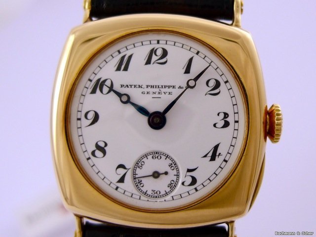 replica Patek Philippe Gentlemans Watch, Enamel dial, 14ct.YG WATCHES 1