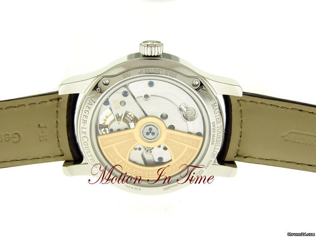 replica Jaeger-LeCoultre MASTER TOURBILLON DUAL TIME PLATINUM "ANTHRACITE" LIMITED ED WATCHES 1
