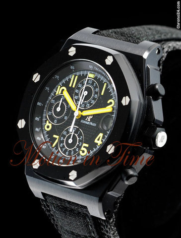replica Audemars Piguet END OF DAYS BLACK PVD - ROYAL OAK OFFSHORE - LIMITED 500 PCS WATCHES 1