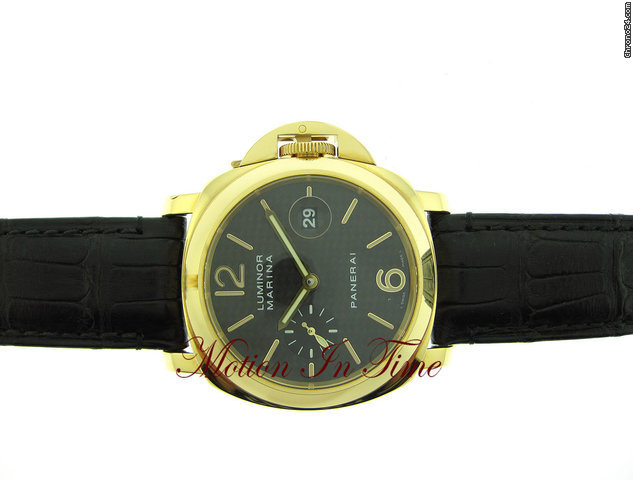 Panerai PAM140 LUMINOR MARINA YELLOW GOLD 44mm CARBON-FIBER LIMITED WATCHES 2
