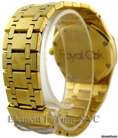 replica Audemars Piguet Royal Oak 18kt Yellow Gold On Bracelet Diamond Bezel & Dial WATCHES 1