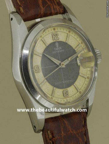 replica Tudor VINTAGE DATE BICOLOR DIAL WATCHES 1