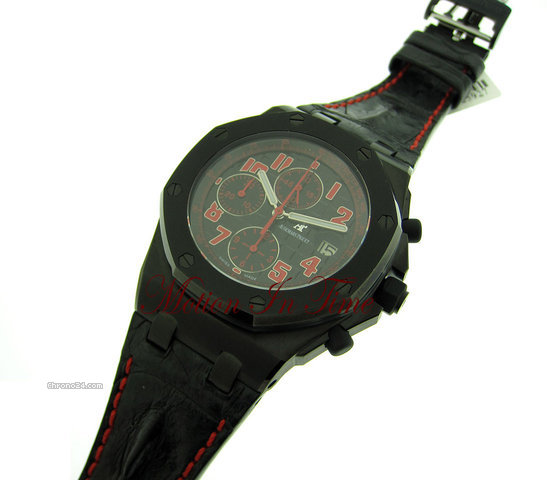 replica Audemars Piguet LAS VEGAS STRIP ROYAL OAK OFFSHORE BLACK PVD -LTD 400 PIECES WATCHES 1