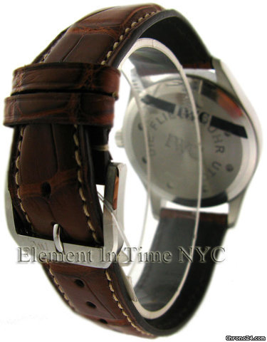 replica IWC Pilot UTC Stainless Steel On Strap SIlver Spitfire Dial WATCHES 1 