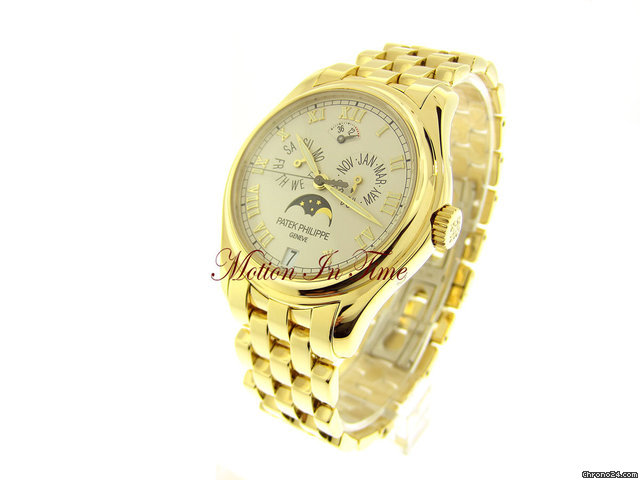 Patek Philippe 5036/1J ANNUAL CALENDAR MOONPHASE POWER RESERVE YELLOW GOLD WATCHES 2