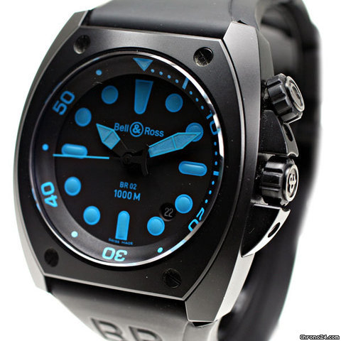 replica Bell & Ross Carbon-Blue WATCHES 1 