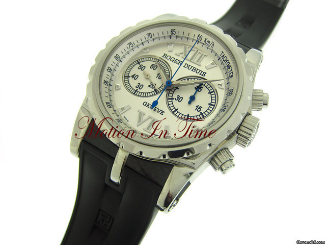 Roger Dubuis SYMPATHIE XL CHRONOGRAPH S/S WHITE GOLD BEZEL - LTD 280 PCS WATCHES 2