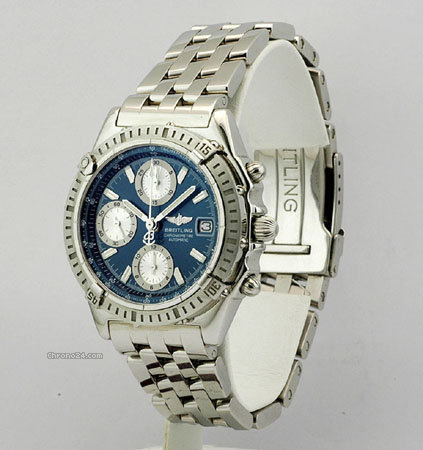 Breitling Stainless Steel Blue dial Unworn Gents CHRNOMAT w/w WATCHES 2
