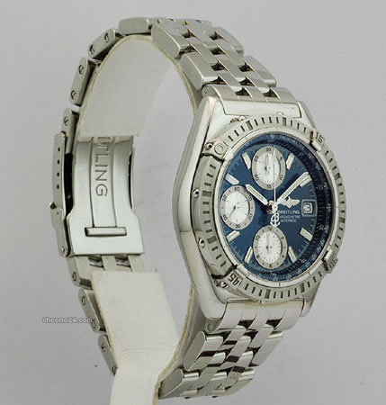 replica Breitling Stainless Steel Blue dial Unworn Gents CHRNOMAT w/w WATCHES 1