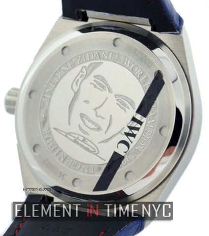 replica IWC Ingenieur Zinedine Zidane Edition Stainless Steel On Strap WATCHES 1
