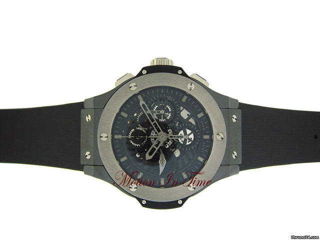 replica Hublot BIG BANG AERO BANG "MORGAN" ALL BLACK SKELETON LTD 500 PCS WATCHES 1 