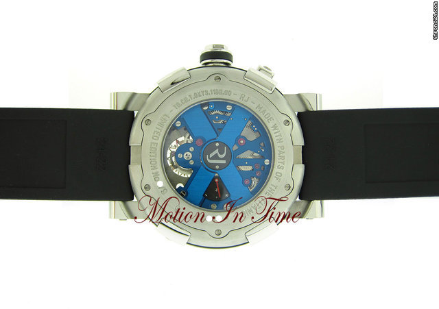 replica Romain Jerome TOURBILLON CHRONOGRAPH SKELETON 50mm"RUSTED STEEL T-OXY III" WATCHES 1 