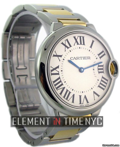 Cartier Ballon Bleu Mid Size Gold/Steel Automatic W6920047 WATCHES 2