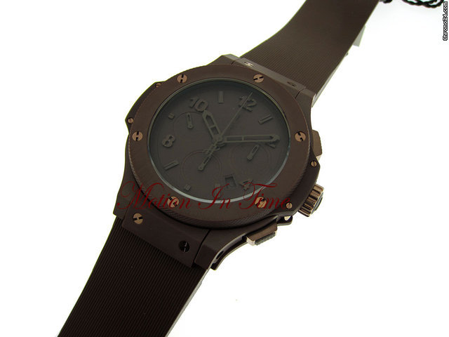 replica Hublot BIG BANG "ALL-CHOCOLATE" BROWN PVD CERAMIC-LIMITED 500 PIECE WATCHES 1