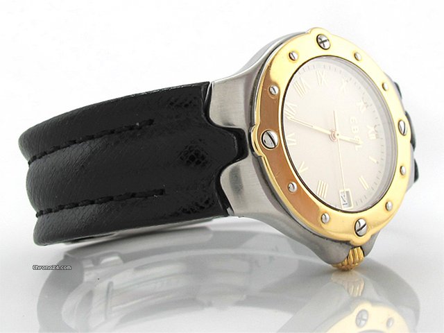 Ebel Herren "SPORTWAVE" Edelstahl / Gelbgold Quarz WATCHES 2
