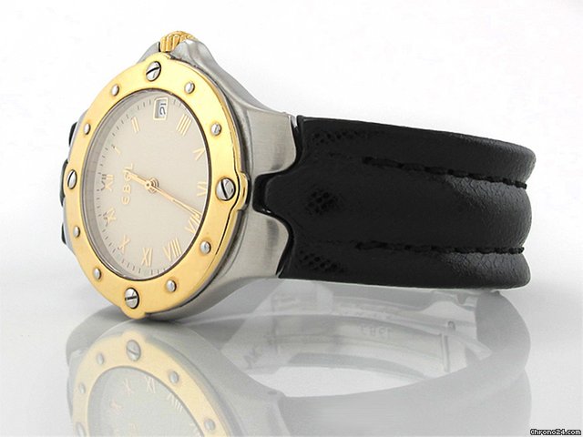 replica Ebel Herren "SPORTWAVE" Edelstahl / Gelbgold Quarz WATCHES 1