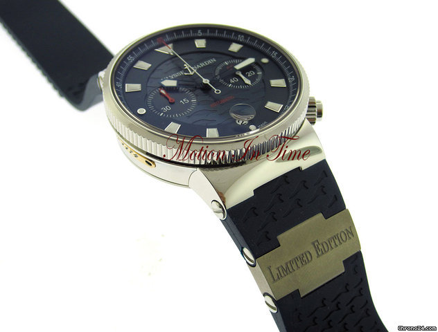 replica Ulysse Nardin BLUE SEAL MAXI MARINE CHRONOGRAPH STAINLESS STEEL LIMITED WATCHES 1