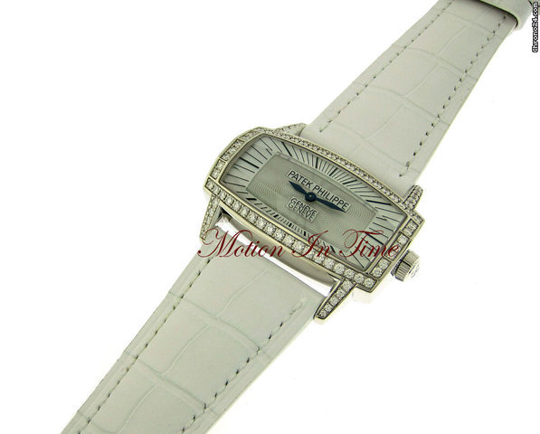replica Patek Philippe 4991G LADIES' GONDOLO GEMMA DIAMOND W/G SKELETON BACK NEW WATCHES 1 