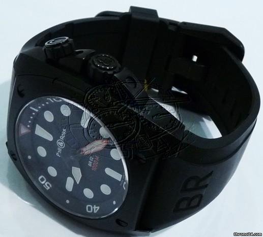 Bell & Ross BR 02 INSTRUMENT AUTO BLACK MENS WATCH WATCHES 2